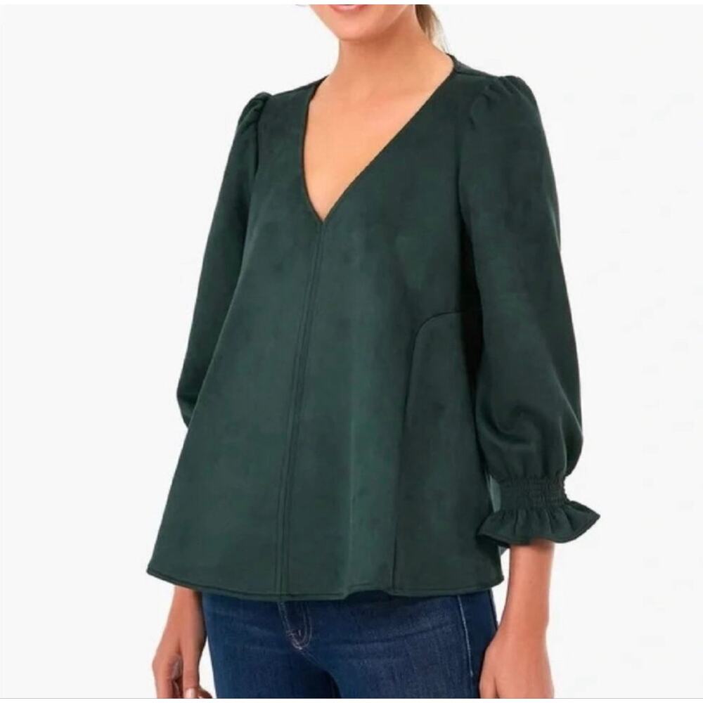Tuckernuck ultra suede Easton blouse